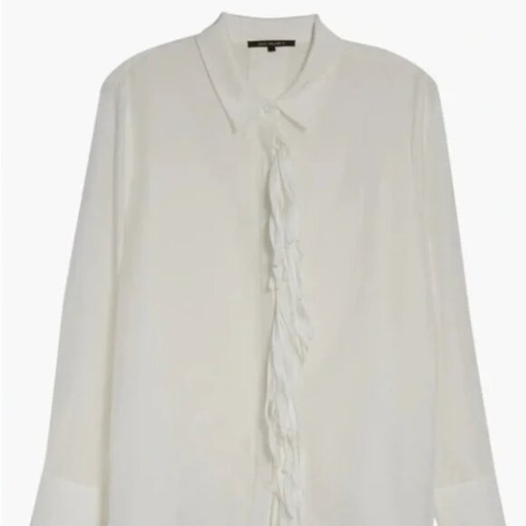 Kobi Halperin Paula Fringe-Placket Blouse - Picture 4 of 7